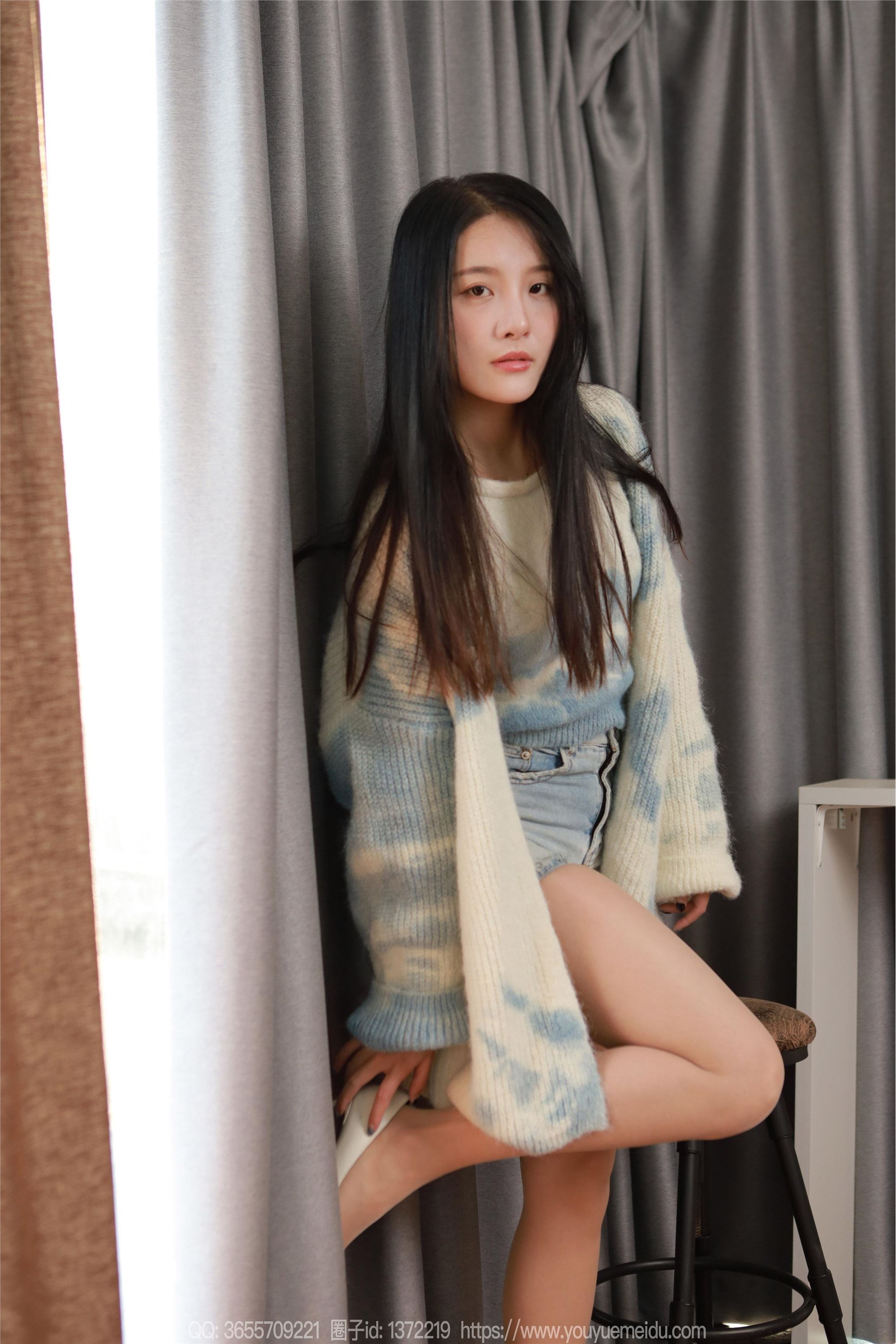 IESS异思趣向  2025.01.03 丝享家 1941 婉萍《蓝白毛衣（上）》